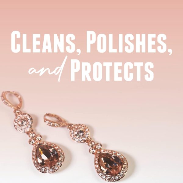 Premium Jewelry Cleaning Kit: Cleaning Solution, Glasses Cleaner, Silver Cleaner with Suede Applicator Cloth, Brush, and Jewelry Basket - Restores Shine & Polish - Image 5