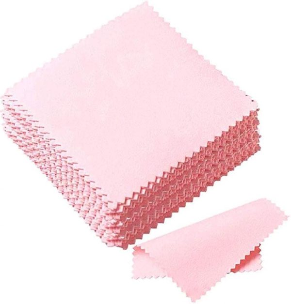 Jewelry Cleaning Cloth 10Pcs Sterling Cloth Platinum Polishing Cloth Suitable for Platinum Gold Jewelry Cleaning Tools Creative