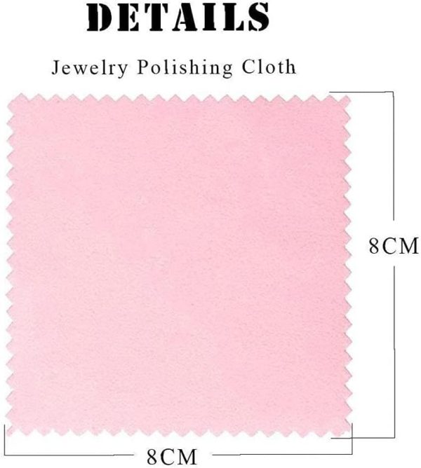 Jewelry Cleaning Cloth 10Pcs Sterling Cloth Platinum Polishing Cloth Suitable for Platinum Gold Jewelry Cleaning Tools Creative - Image 2
