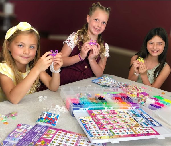 Rainbow Loom® Loomi-Pals™ MEGA Set, Features 60 Cute Assorted LP Charms, The New RL2.0, Happy Looms, Hooks, Alpha & Pony Beads, 5600 Colorful Bands All in a Carrying Case for Boys and Girls 7+ - Image 14