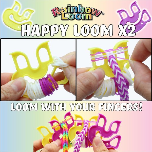 Rainbow Loom® Loomi-Pals™ MEGA Set, Features 60 Cute Assorted LP Charms, The New RL2.0, Happy Looms, Hooks, Alpha & Pony Beads, 5600 Colorful Bands All in a Carrying Case for Boys and Girls 7+ - Image 7